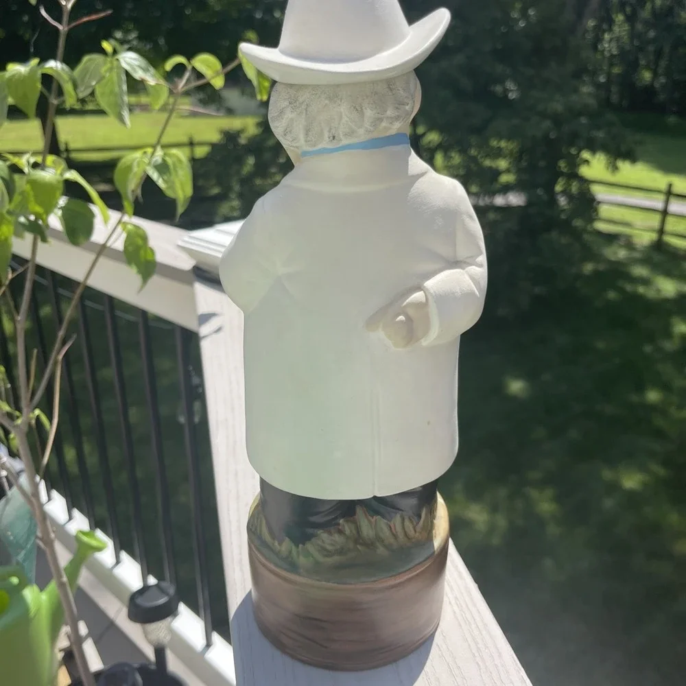 1960 Vintage Hand painted Alberts's Decanter Kentucky Southern Gentleman Colonel